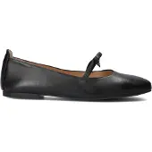Unisa Dames Ballerina's Betar - Zwart - Maat 37
