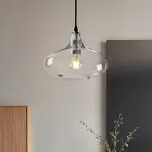 LumenXL 1-lichts hanglamp Trinidad met transparant glas - variant 1