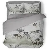 Eleganzzz Dekbedovertrek Micropercal Silent Grove - grey 200x200/220cm