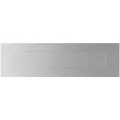 GPF bouwbeslag GPF Rechthoekige briefplaat 350x100x2 mm met verende binnenklep