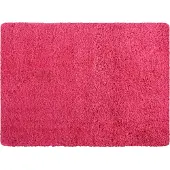 MSV Badkamerkleedje/badmat tapijt - voor de vloer - fuchsia roze - 50 x 70 cm - langharig - Badmatjes
