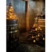 Barrelatelier Barrel Whiskyvat Kast "Lowland" / Whiskykast / Uniek Meubel van Authentiek Schots Whiskyvat (190L)