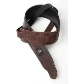 Fame gitaarband 653 brown Echtleder - Basgitaarband