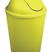 MSV - Afvalemmer met deksel - 5,5 liter inhoud - Compact en p