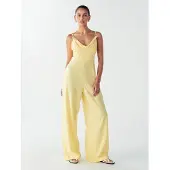 Willa Jumpsuit 'PALMS JUMPSUIT' geel