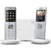 Gigaset Téléphone Fixe CL 660 Duo Blanc