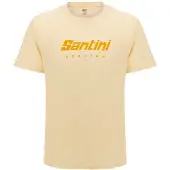 Santini - Coloured Branded T-Shirt - T-shirt XL, beige