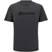 Santini - Coloured Branded T-Shirt - T-shirt XL, grijs