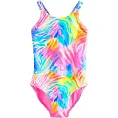 Next Badpak blauw / geel / oranje / pink