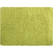 MSV Badkamerkleedje/badmat tapijt - voor de vloer - appelgroen - 50 x 70 cm - langharig - Badmatjes