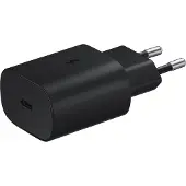 Samsung 25W USB-C snellader EP-TA800, zwarte uitvoering, ongeverpakte variant.