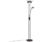 LINDBY Vloerlampe , Yveta, dimbare, Roestbruin, Woonkamer, Metaal, Landhuis / Rustiek