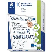 Staedtler - Lumocolor - Whiteboard marker - blauw - doos met 10 stuks