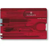Victorinox SwissCard Victorinox 10 Functies Transparant Zwart