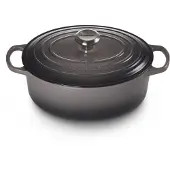 Le Creuset Braadpan Ovaal Signature 'Flint' Ø29cm / 4.7L