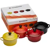 Le Creuset Stoneware 10x5 Cm Kookpan Set 4 Eenheden