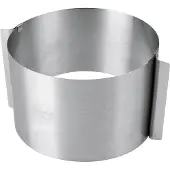 Dr Oetker Professionele taartring Ø 16 - 30 cm Hoogte 15 cm, Bakblik, Zilver