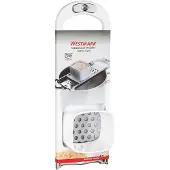 Westmark Spätzlehobel met deegschuif, spätzle-schaaf geschikt voor kookpotten tot ø 24, roestvrij staal/kunststof, Knöpfle, wit/zilver, 61122270