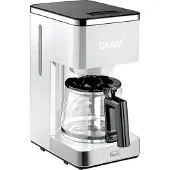 Graef FK 401 Koffiezetapparaat Wit Capaciteit koppen: 10 Glazen kan, Warmhoudfunctie