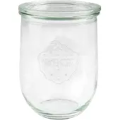 Weck Tulp Glas (1062ml) 1L 6 Stuks Transparant transparant Glas Weckpot
