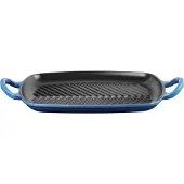 Le Creuset Grillplaat rechthoek 'Azure'