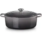 Le Creuset Braadpan Signature - Ovaal - Flint - ø 31 cm / 6.3 liter