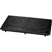 Clatronic inductiekookplaat met dubbele kookzones | Inductiekookplaat met ECO-Save technologie | Dubbele kookplaat met automatische panherkenning | DKI 3609