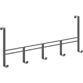 Metaltex deurkapstok 38x15x4.5 cm zwart