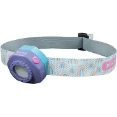 Led Lenser KIDLED4R PAARS - hoofdlamp - oplaadbaar - 40 lumen - kindvriendelijk