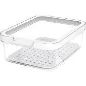 Rotho CAUMA Koelkastorganizer 18.4x13.6x6.2 cm 1.2L Wit/Transparant