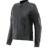 Dainese Itinere Dames Donkerrood Leren Motorjas Maat 42