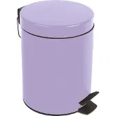 Spirella Pedaalemmer 3L - SYDNEY - Lavendel - Staal - Voor Badkamer of Toilet