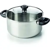 Beka Kookpan Met Deksel 28cm Zilver zilver RVS Pan