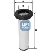 Ufi 27.B62.00 Luchtfilter