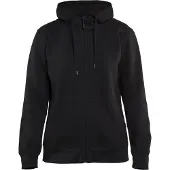 Blakläder Dames hoodie met rits 33951048 | Zwart | Maat L - 7330509542910