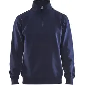 Blakläder 3365-1048 Sweatshirt Jersey 1/2 rits Marineblauw maat S heren