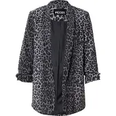Pieces Blazers 'PCBosella' donkergrijs / zwart