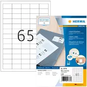 Herma 10778 inkjet-etiketten A4 38,1 x 21,2 mm wit (5200 etiketten)