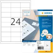 Herma 10779 inkjet-etiketten A4 66 x 33,8 mm wit (1920 etiketten)