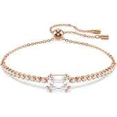 Swarovski Matrix - Dames Armband - Roze & Roségoud