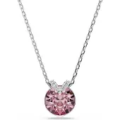 Swarovski - Dames Ketting - Roze & Zilver