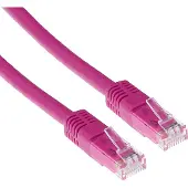 ACT IB1801 U/UTP CAT6 Patchkabel Roze - 1 meter