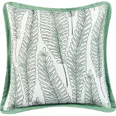 Beliani MEADOW - Set van 2 tuinkussens - Groen - 45 x 45 cm - Polyester