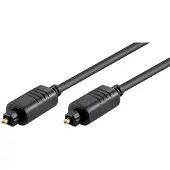 Pro Toslink M/Toslink M - 5mm - fiber optische kabel - fiber optic cable - audio kabel - 2 meter