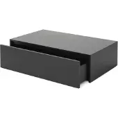 New Works Mass High Salontafel With drawer | Black Stained Oak