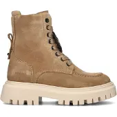 Nubikk Fae Bobbi Fur Jr gevoerde suède veterboots camel Bruin Effen - maat 27
