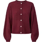 Pieces Gebreid vest 'PCIDA' rood