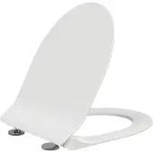 SaniGoods Serra wc-zitting soft close glanzend wit