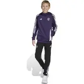 Adidas Manchester United Track Trainingspak Hooded 2025-2025 Kids Paars Wit
