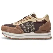Woden Sneakers laag 'Ronja' beige / bruin / zwart